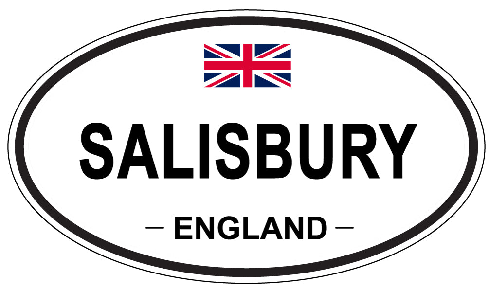 SALISBURY, England - Oval Magnet
