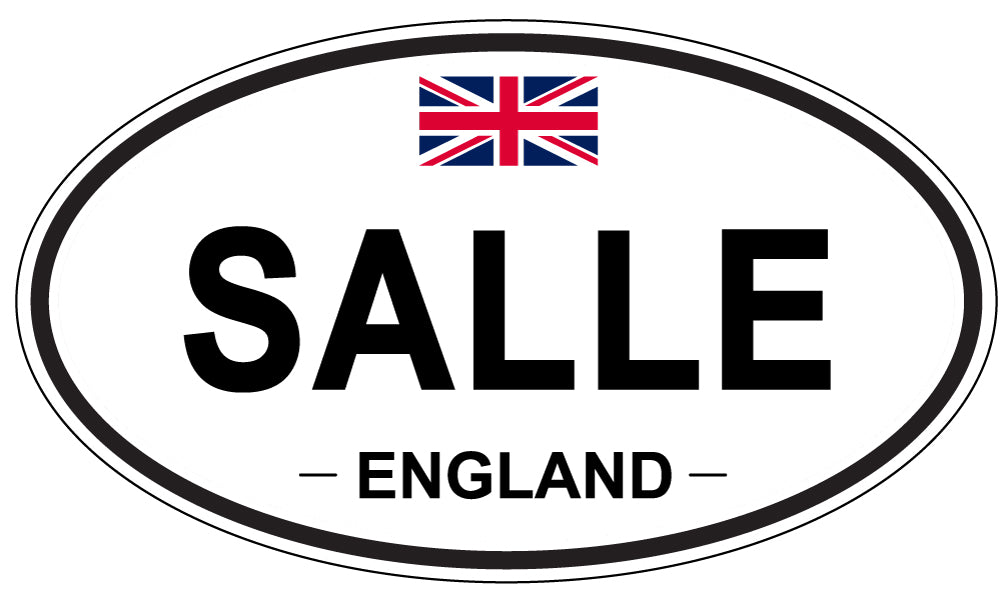 SALLE, England - Oval Magnet