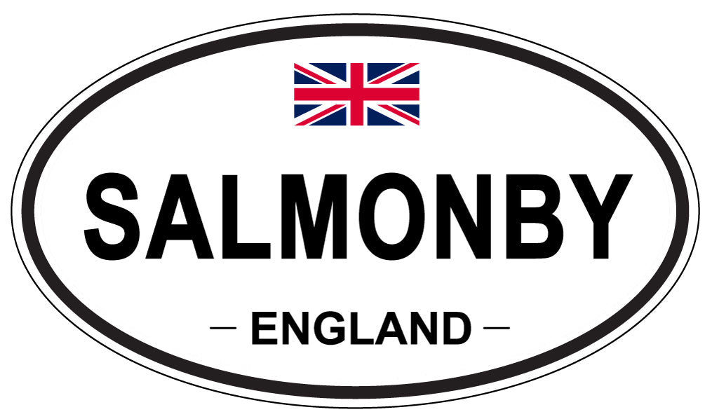 SALMONBY, England - Oval Magnet
