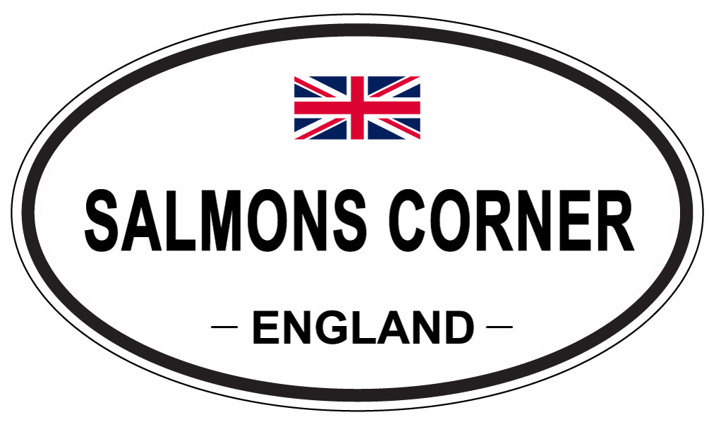 SALMONS CORNER, England - Oval Magnet