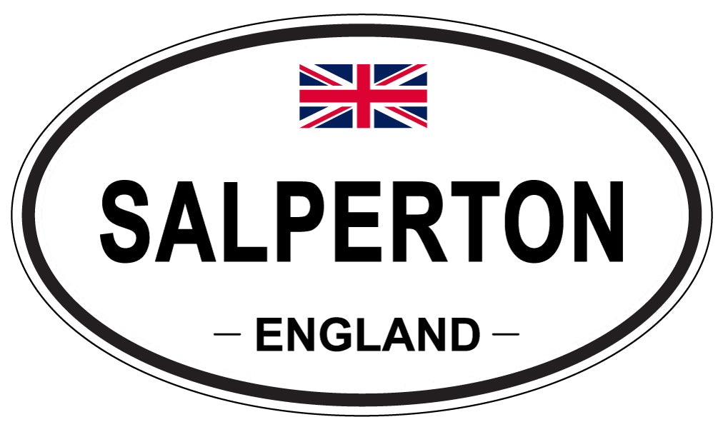 SALPERTON, England - Oval Magnet
