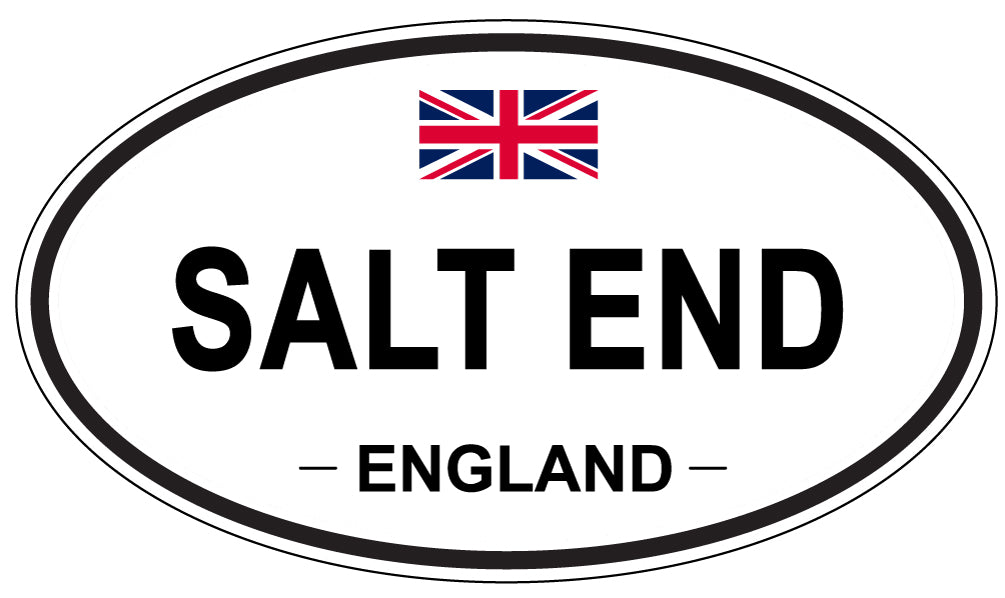 SALT END, England - Oval Magnet