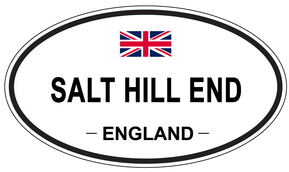 SALT HILL END, England - Oval Magnet