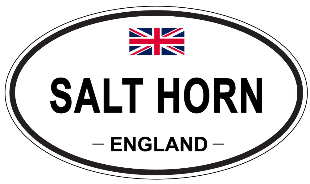 SALT HORN, England - Oval Magnet