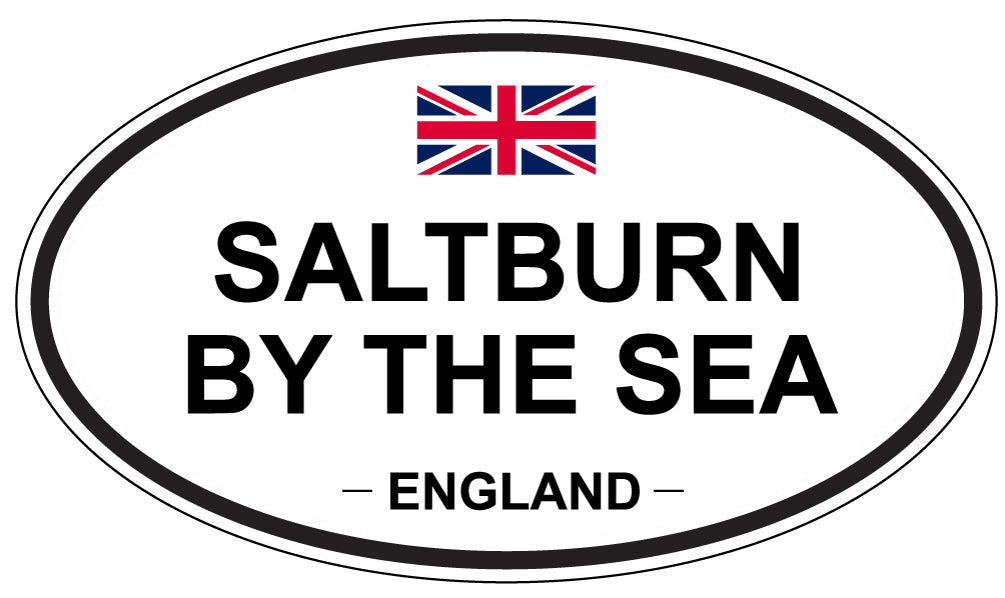 SALTBURN BY THE SEA, England - Oval Magnet