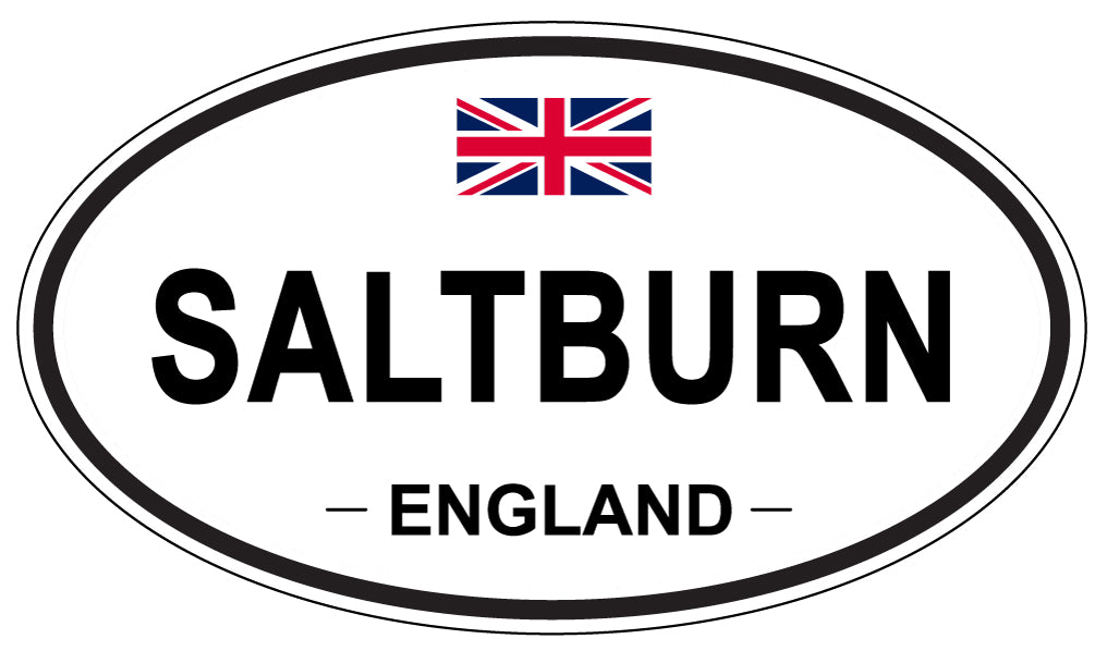 SALTBURN, England - Oval Magnet