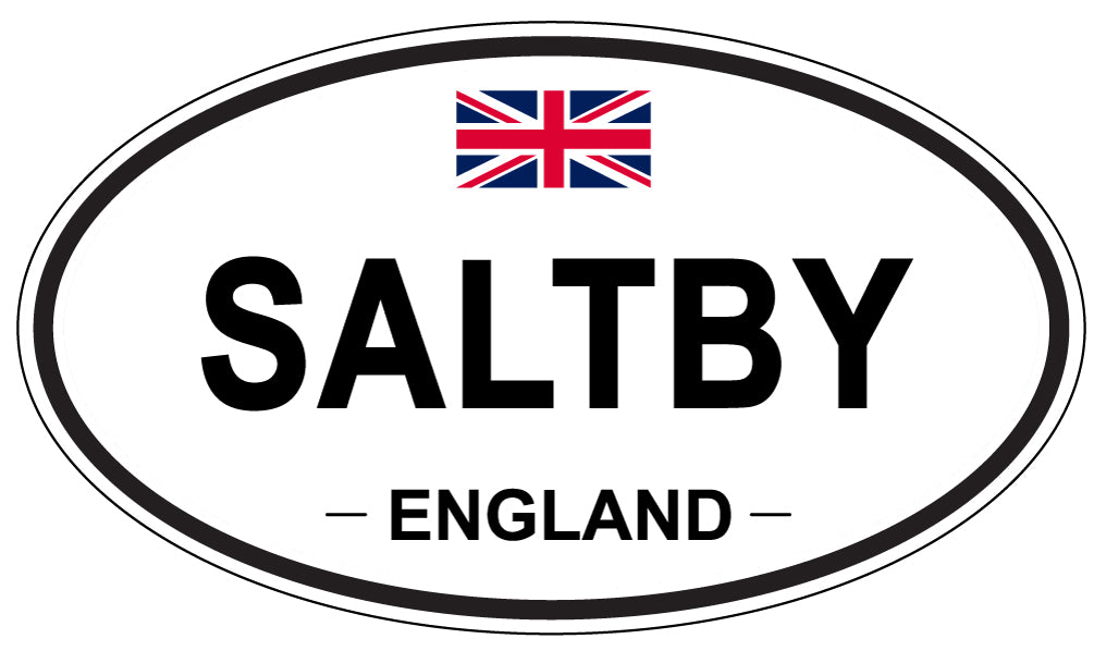 SALTBY, England - Oval Magnet