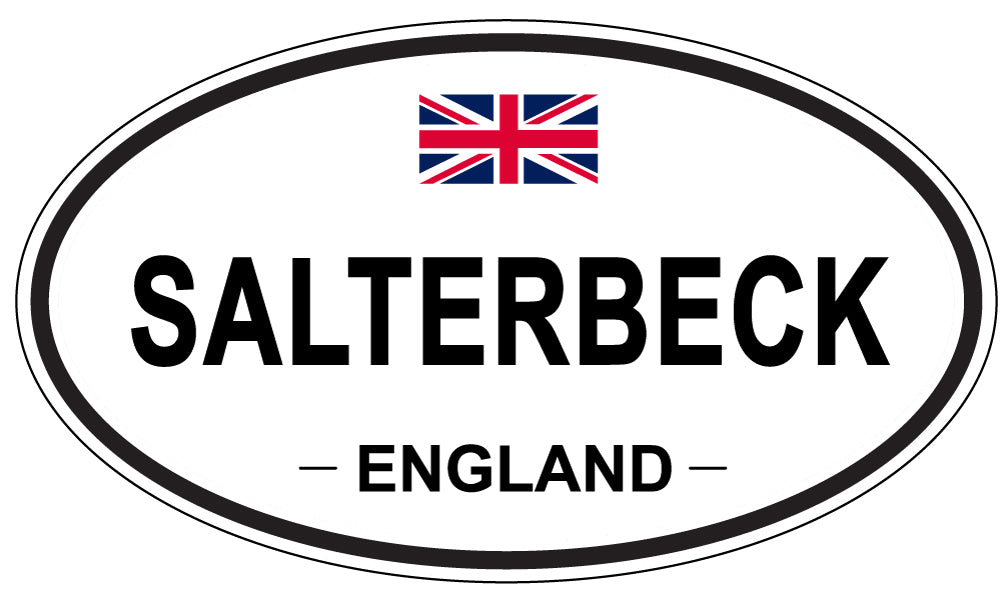 SALTERBECK, England - Oval Magnet