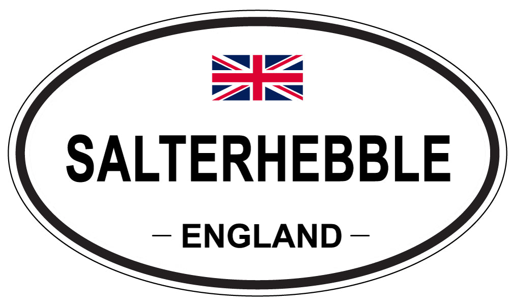 SALTERHEBBLE, England - Oval Magnet