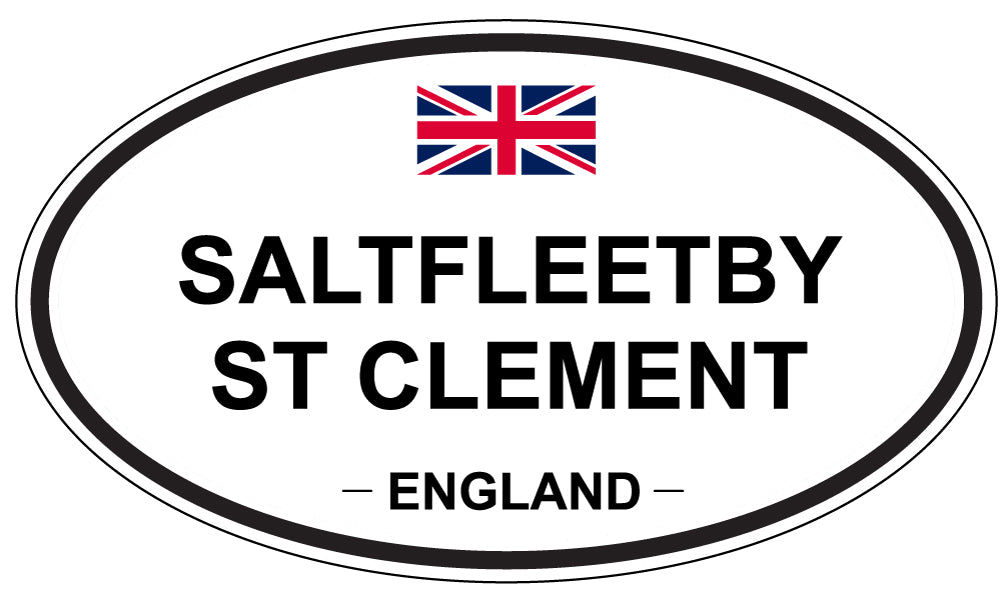 SALTFLEETBY ST CLEMENT, England - Oval Magnet