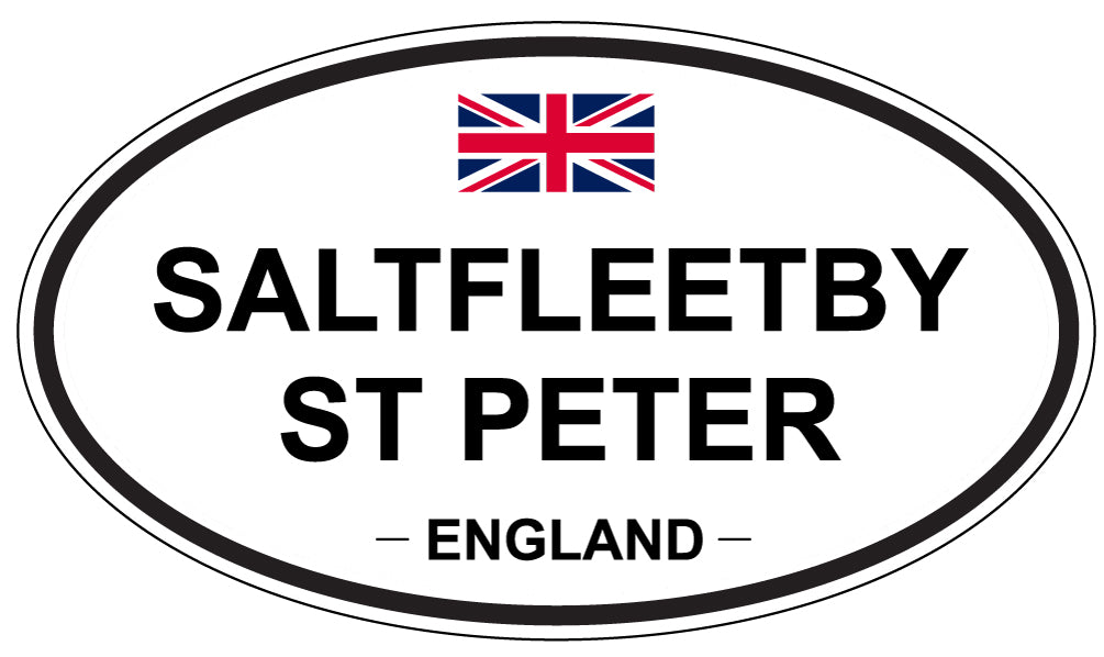 SALTFLEETBY ST PETER, England - Oval Magnet
