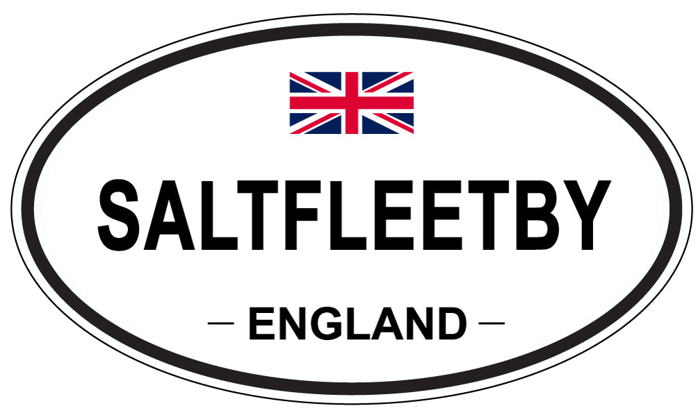 SALTFLEETBY, England - Oval Magnet