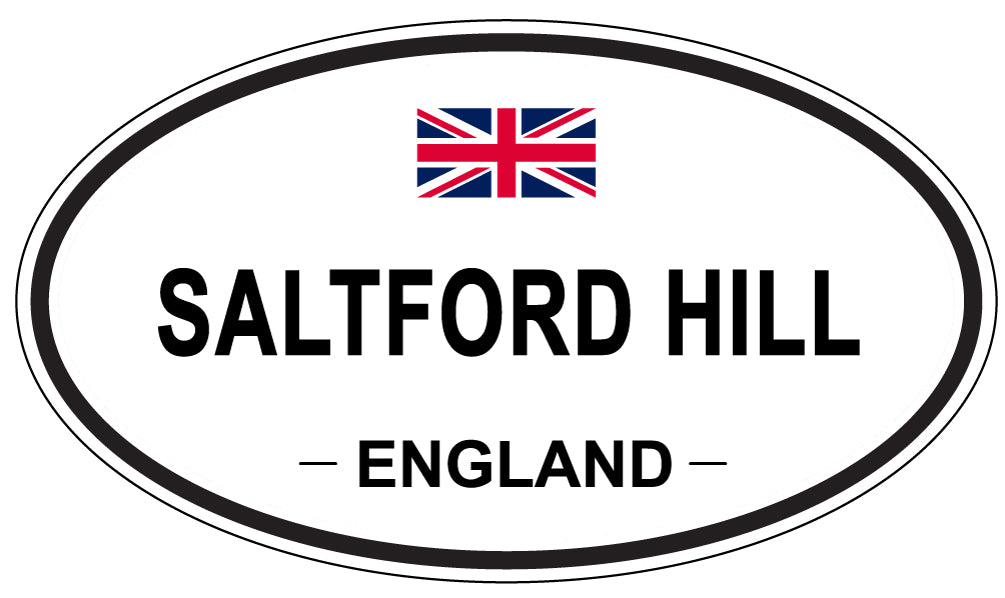 SALTFORD HILL, England - Oval Magnet