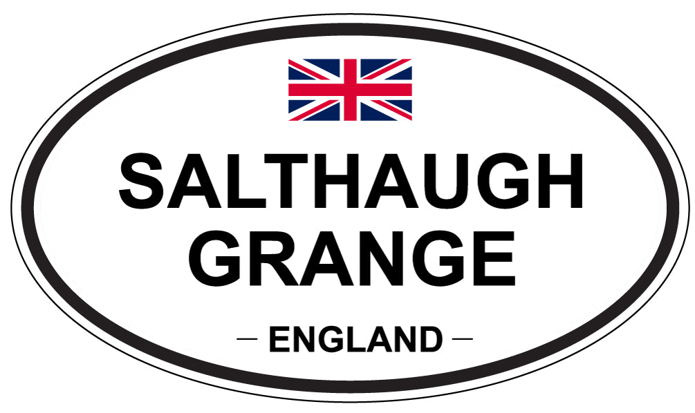 SALTHAUGH GRANGE, England - Oval Magnet