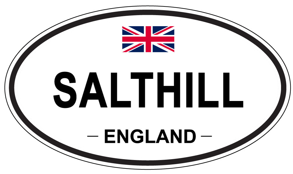 SALTHILL, England - Oval Magnet