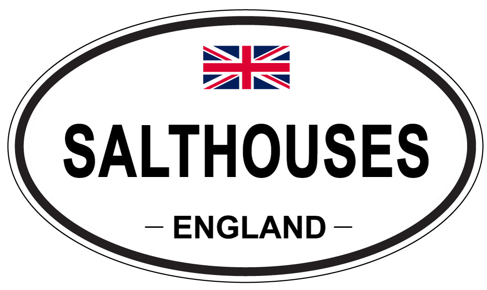 SALTHOUSES, England - Oval Magnet