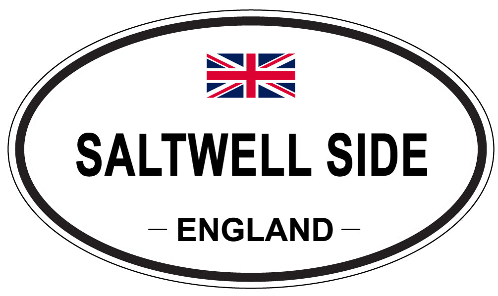 SALTWELL SIDE, England - Oval Magnet