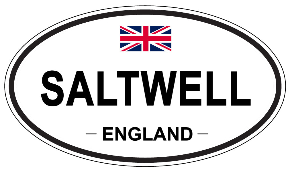 SALTWELL, England - Oval Magnet