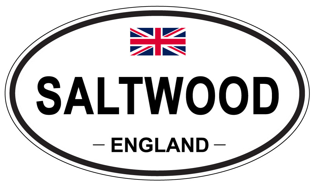 SALTWOOD, ENGLAND - Oval Sticker