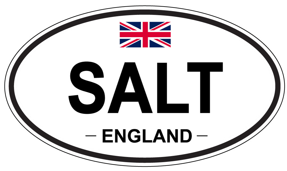 SALT, England - Oval Magnet