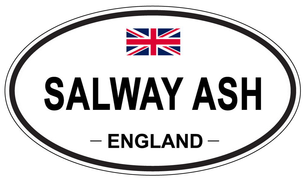 SALWAY ASH, England - Oval Magnet