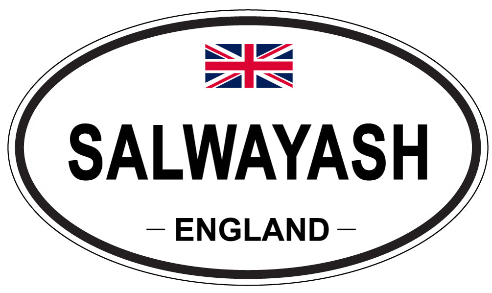 SALWAYASH, England - Oval Magnet