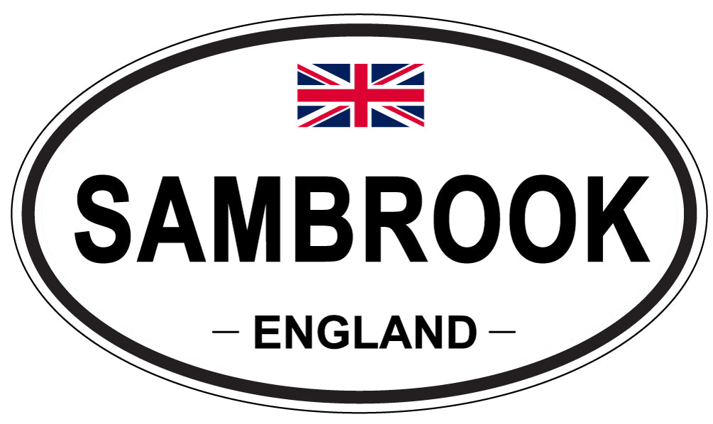 SAMBROOK, England - Oval Magnet