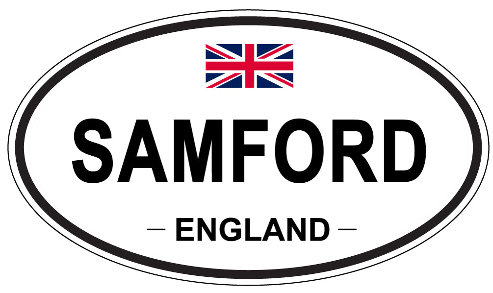 SAMFORD, England - Oval Magnet
