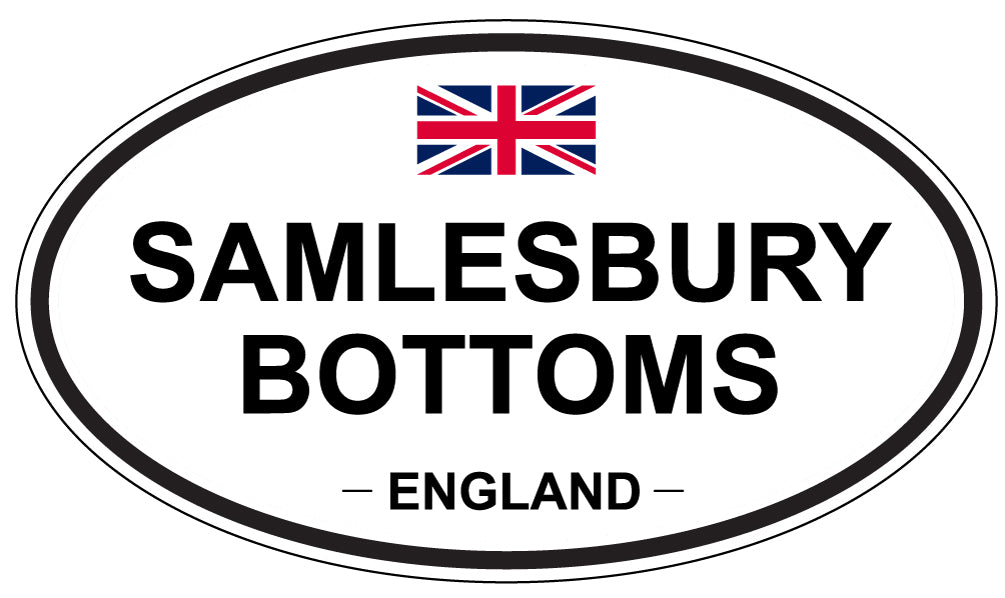 SAMLESBURY BOTTOMS, England - Oval Magnet