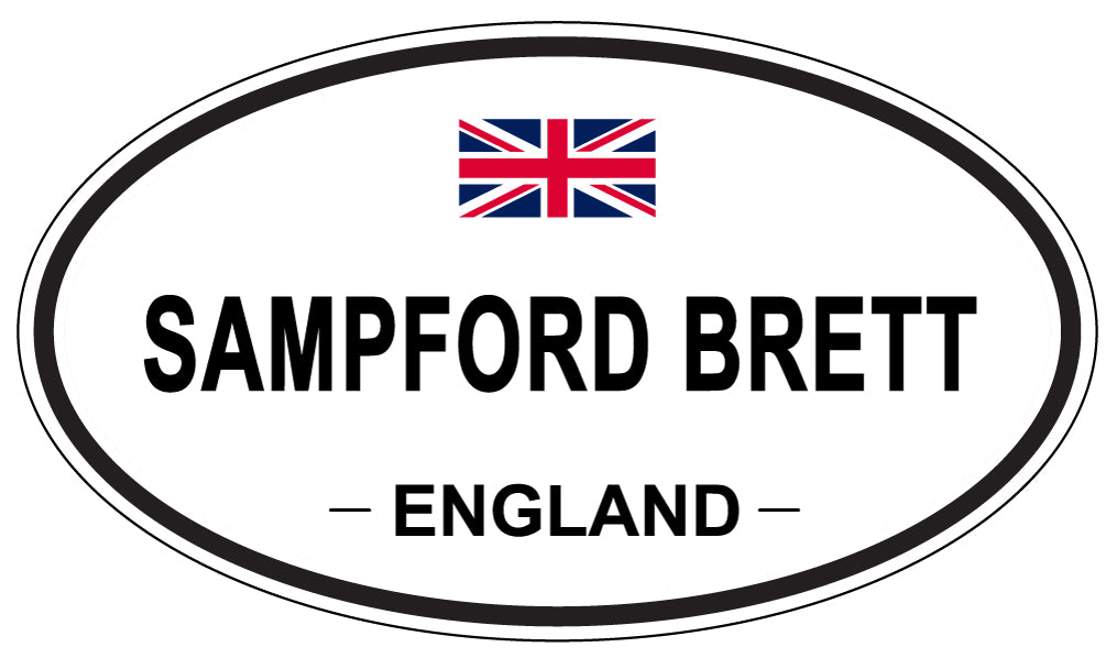 SAMPFORD BRETT, England - Oval Magnet