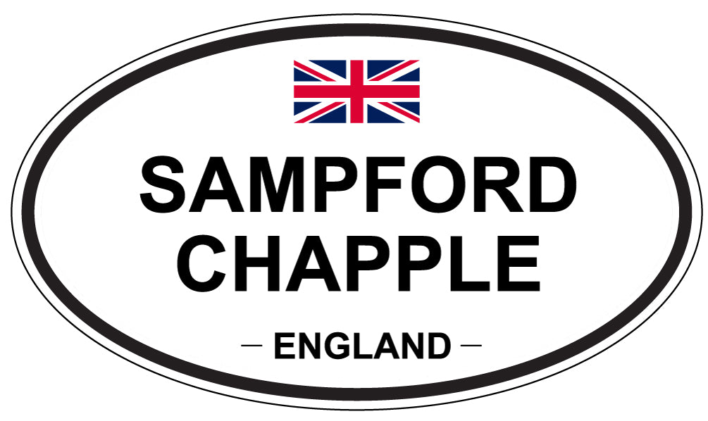 SAMPFORD CHAPPLE, England - Oval Magnet