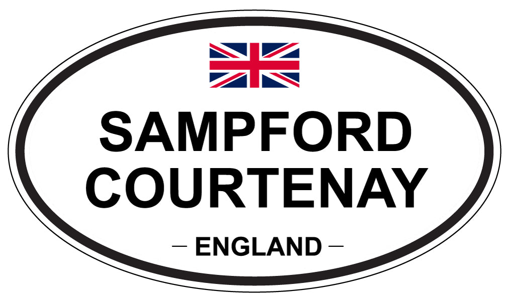 SAMPFORD COURTENAY, England - Oval Magnet