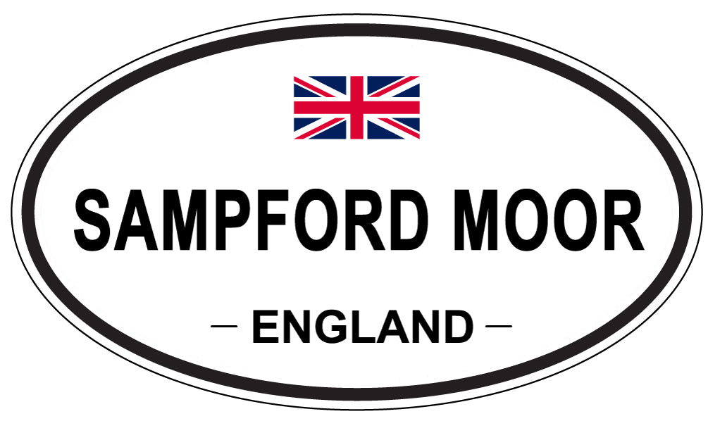 SAMPFORD MOOR, England - Oval Magnet