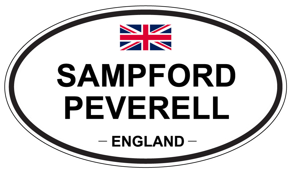 SAMPFORD PEVERELL, England - Oval Magnet