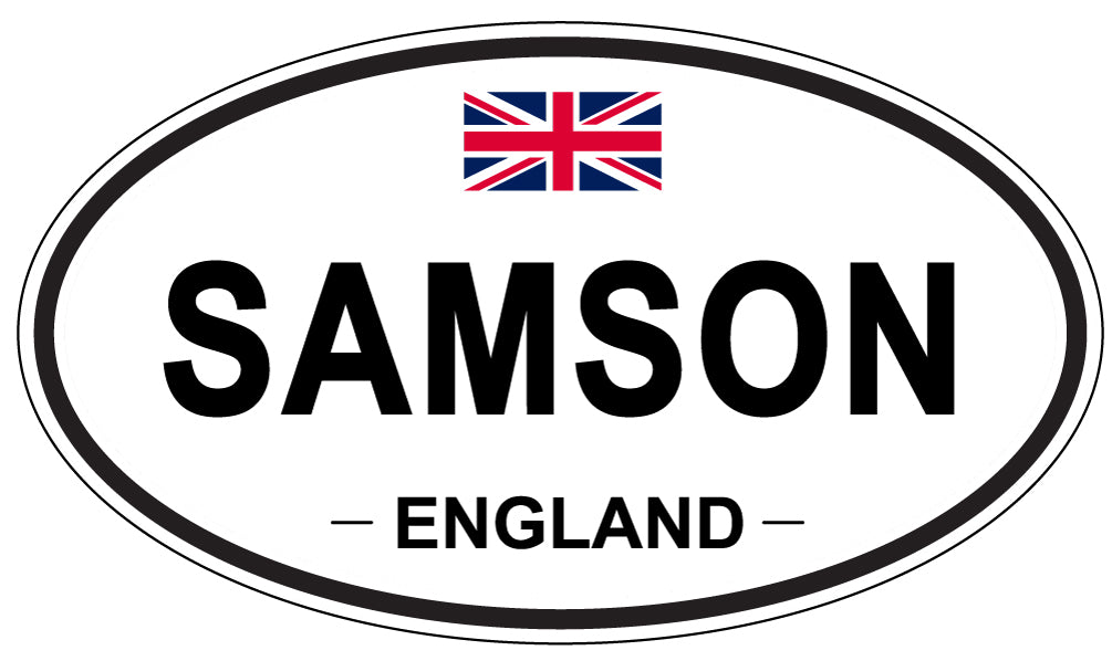 SAMSON, England - Oval Magnet