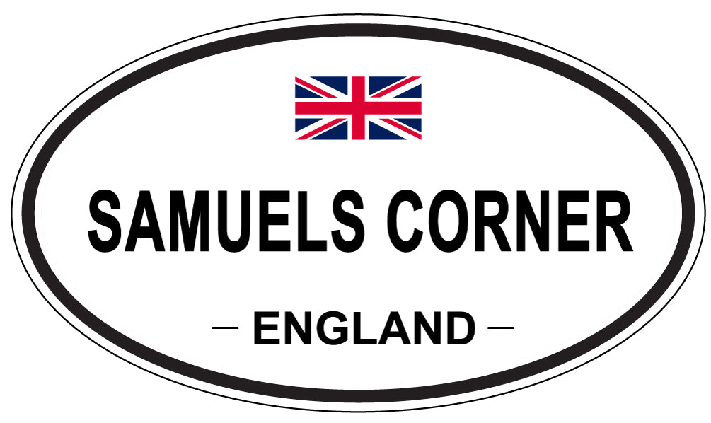 SAMUELS CORNER, England - Oval Magnet