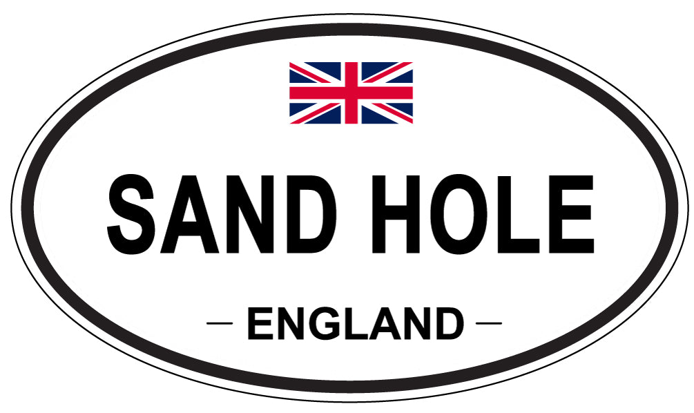 SAND HOLE, England - Oval Magnet