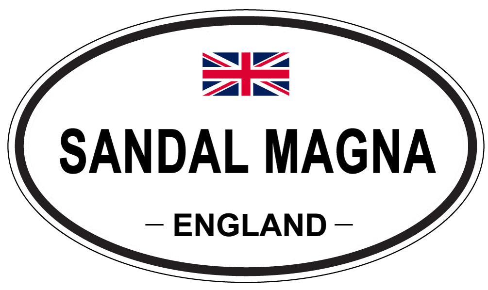 SANDAL MAGNA, England - Oval Magnet
