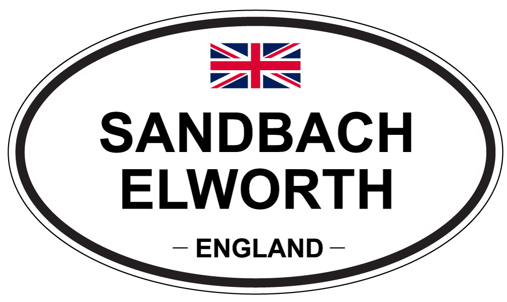 SANDBACH ELWORTH, England - Oval Magnet