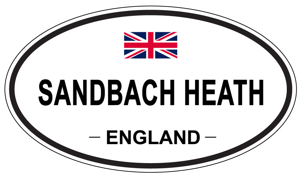 SANDBACH HEATH, England - Oval Magnet