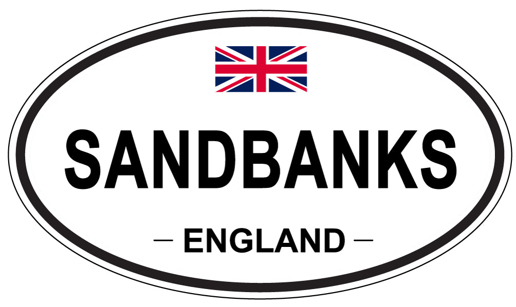 SANDBANKS, England - Oval Magnet