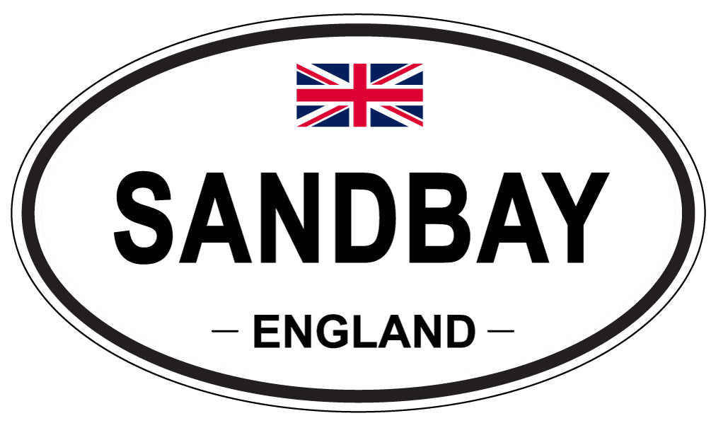 SANDBAY, England - Oval Magnet