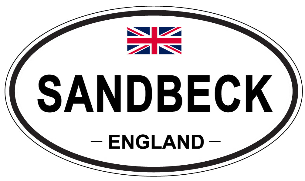 SANDBECK, England - Oval Magnet