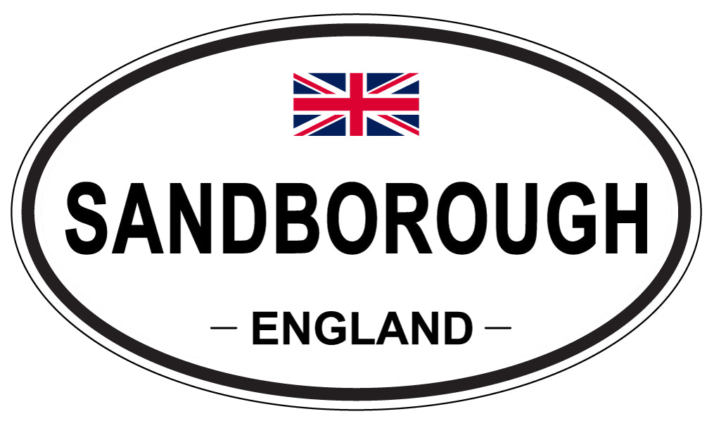 SANDBOROUGH, England - Oval Magnet