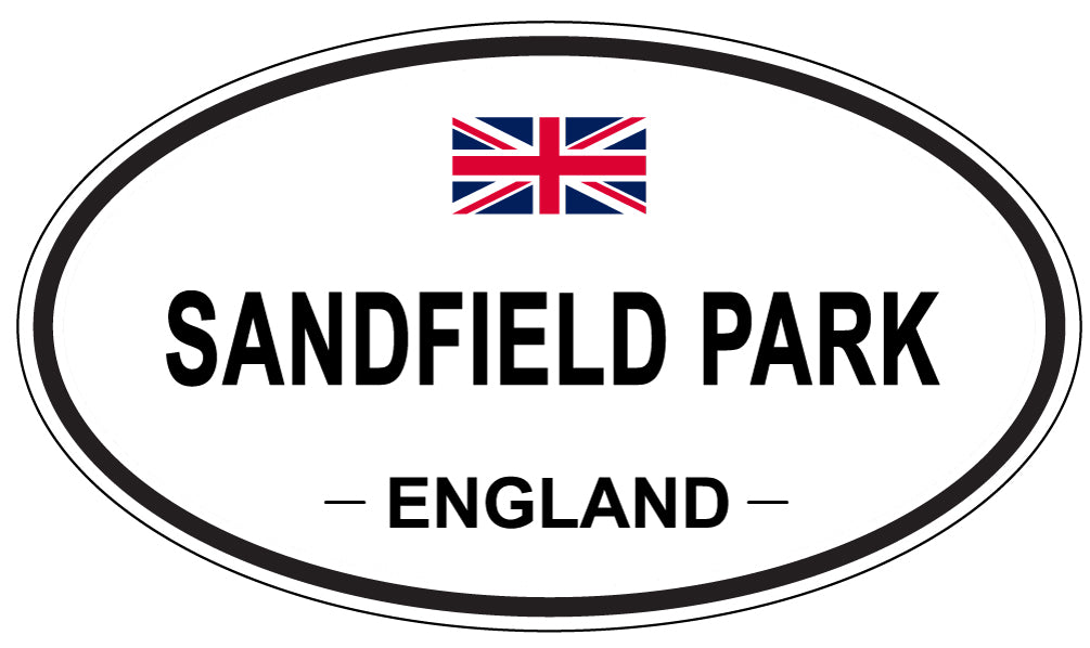 SANDFIELD PARK, England - Oval Magnet