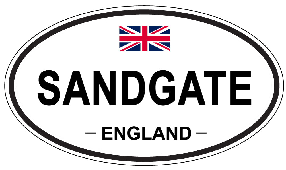 SANDGATE, England - Oval Magnet