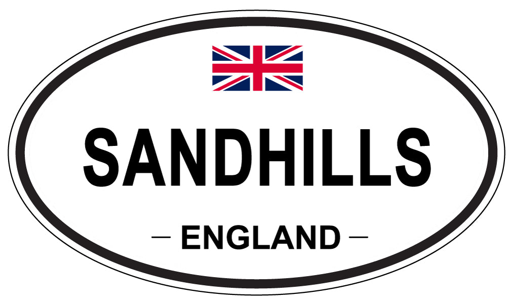 SANDHILLS, England - Oval Magnet