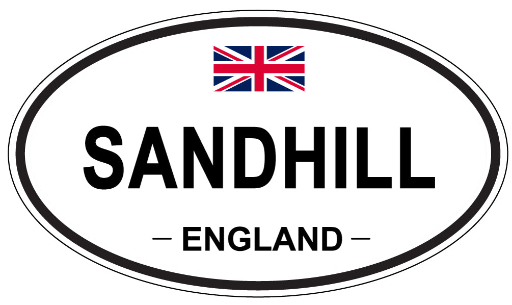SANDHILL, England - Oval Magnet