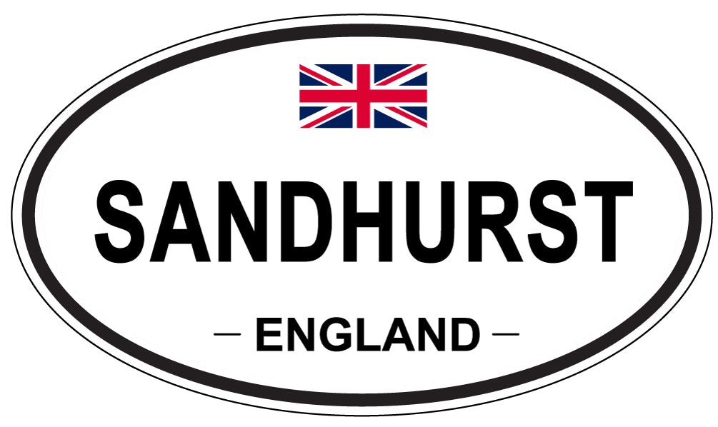 SANDHURST, England - Oval Magnet