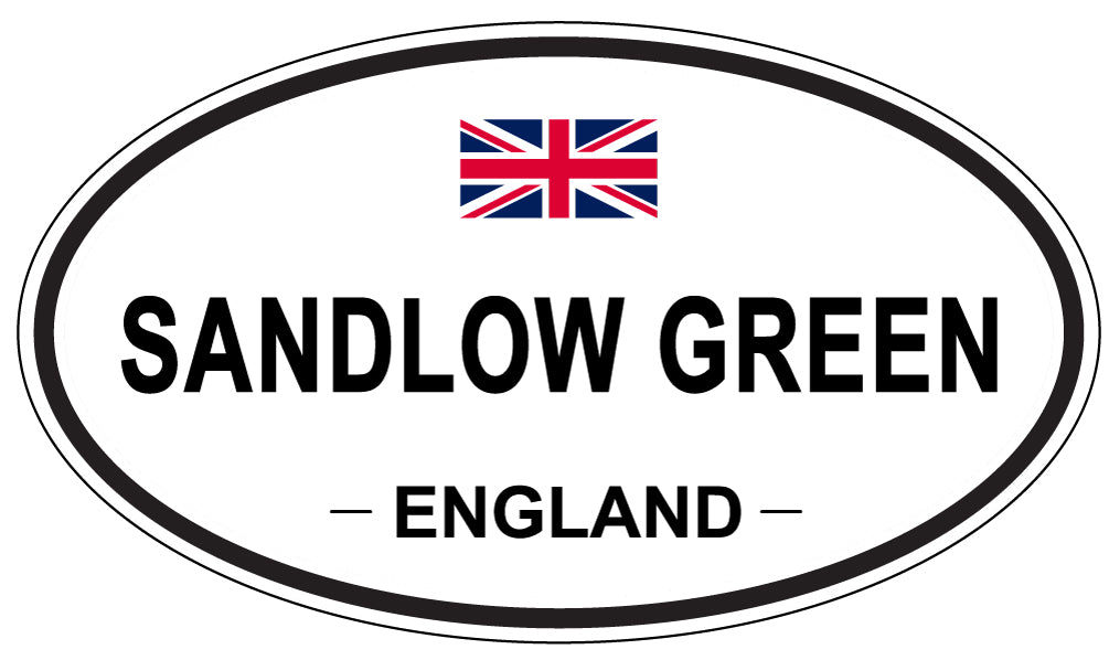 SANDLOW GREEN, England - Oval Magnet